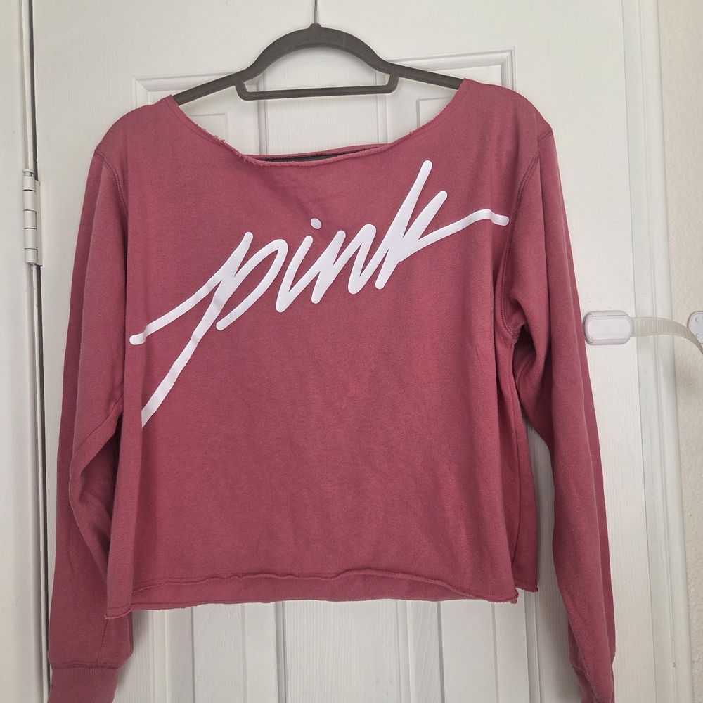 PINK Victoria's Secret Women's Long Sleeve Top